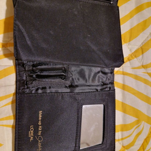 L'Oreal makeup kit used, black, case with zipper