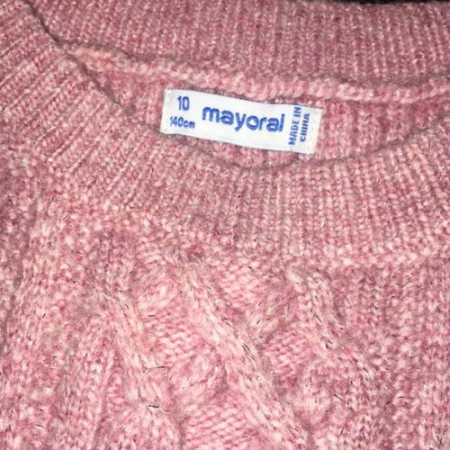 Mayoral girls vest size 140 cm age 10 pink like new
