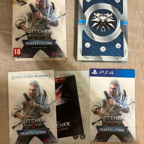 Witcher 3 Hearts of Stone Expansion PS4 used, English