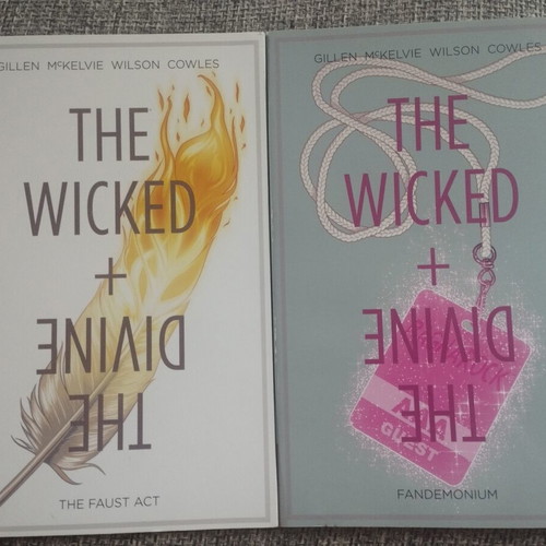 The Wicked & The Divine Vol. 1&2 graphic novels, like new
