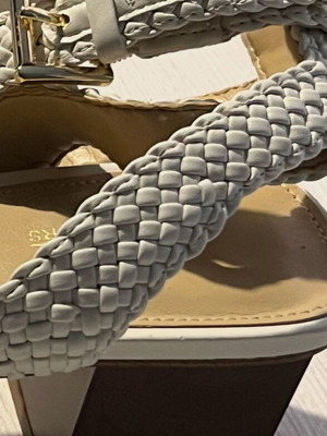 Michael Kors leather summer sandal new size 38 white