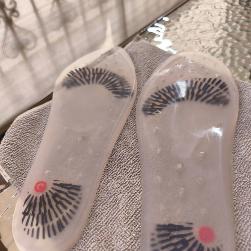 Silicone Shoe Insoles like new, size 43/44, Christou brand