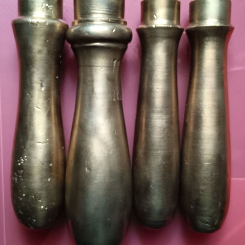 Bronze tool handles used, set of 4 pieces