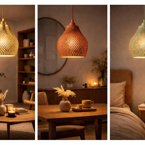 Lattice Glow pendant lamp new, modern design with atmospheric lighting