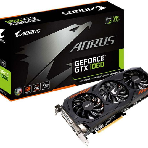 Gigabyte Aorus GeForce GTX 1060 6GB graphics card