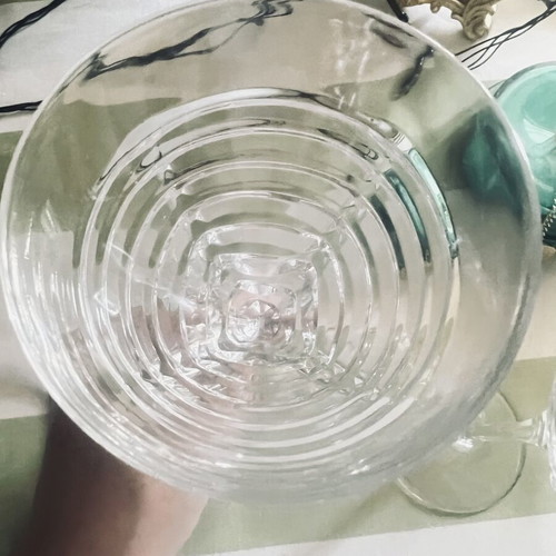 Ionia crystal glasses set of 47, like new, modern design