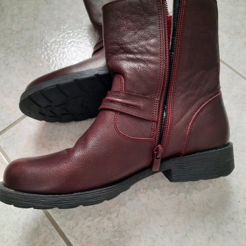 Leather ankle boots Bordeaux like new, size 37 Fratelli Robinson