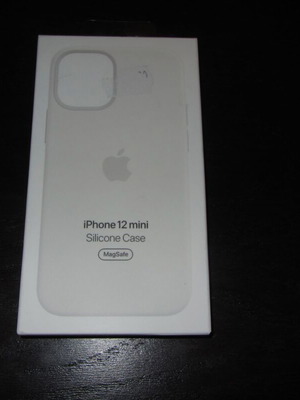 GENUINE APPLE IPHONE 12 MINI SILICONE CASE WHITE BRAND NEW SEALED