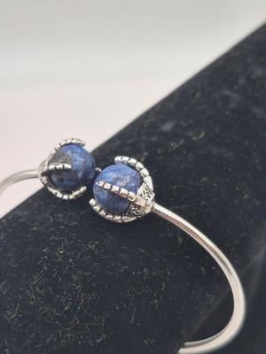Lapis Lazuli Silver Plated Adjustable Bracelet new