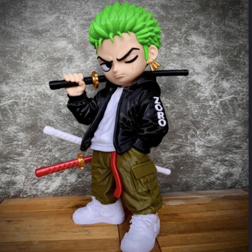 Custom 3D Printed Roronoa Zoro Figure One Piece 35cm like new