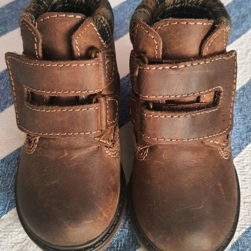 Baby leather boots Lumberjack size 21 new brown