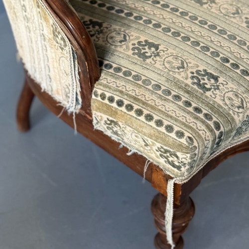 Antique armchair used