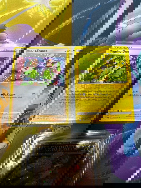 Pokemon cards crown zenith 2pack lot(1 rare 1 reverse holo)