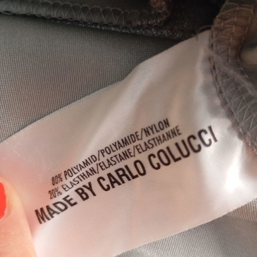 Carlo Colucci women's elastic top size M, like new, silver