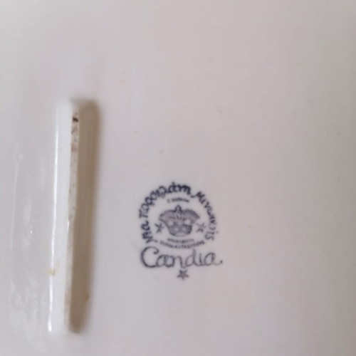 Candia set of 5 vintage large serving plates