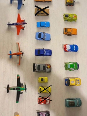 Cars McQueen toy cars used