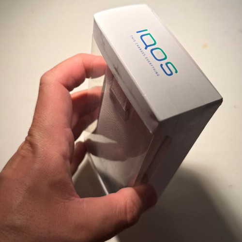 Leather IQOS case off-white new in box