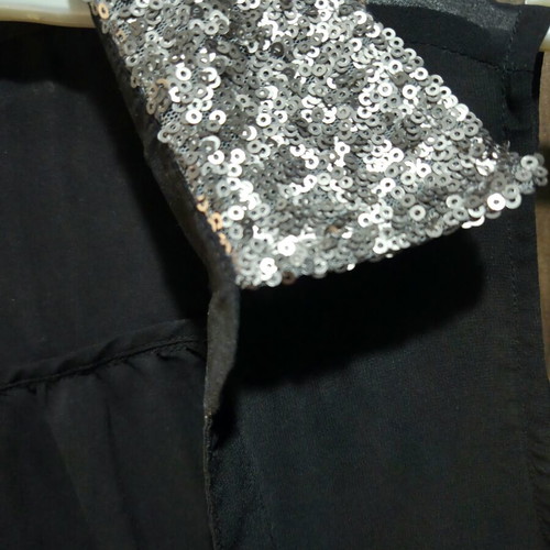 Tally Weijl black sleeveless shirt with sequins like new