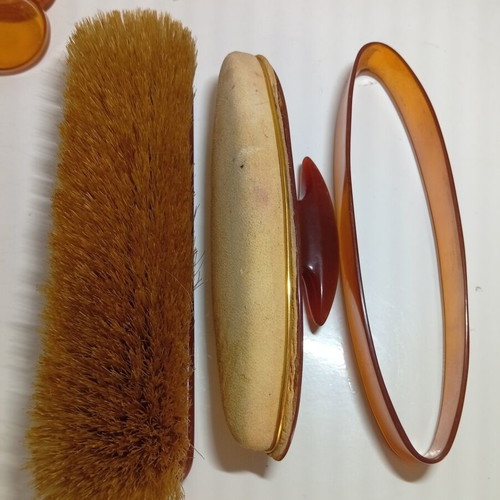 Antique 12-Piece Grooming Set 1920s-1930s with 9K Gold Monogram
