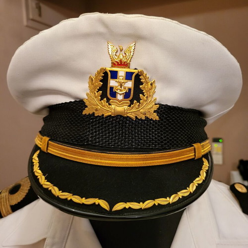 Naval officer's peaked cap jacket and trousers 1973 like new