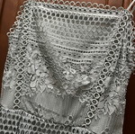 H & M midi dress used, romantic mint color, size 36