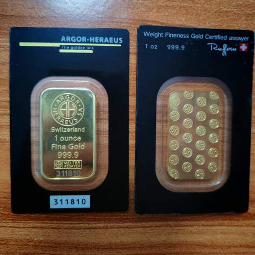 Gold bar gold Switzerland new