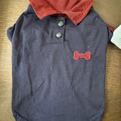 Dog clothes with collar for dogs up to 4 kg