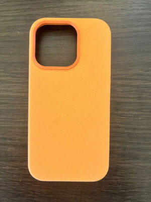 Magsafe Case for iPhone 14 Pro New Orange with Soft Fabric Texture