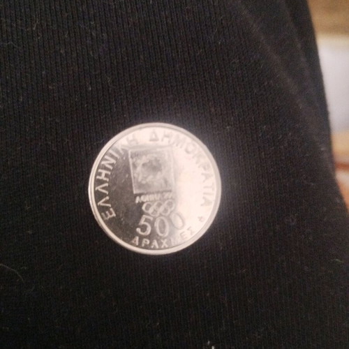 Coins used, pack of 4, British and Greek