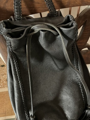Callista crafts backpack black leather like new
