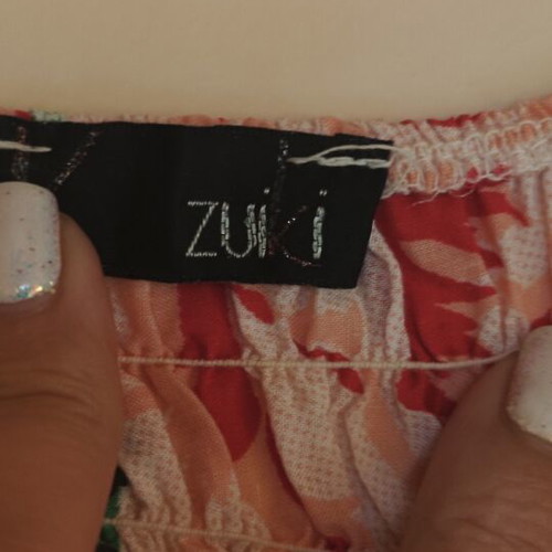 Strapless dress like new, multicolor, one size, 130 cm length
