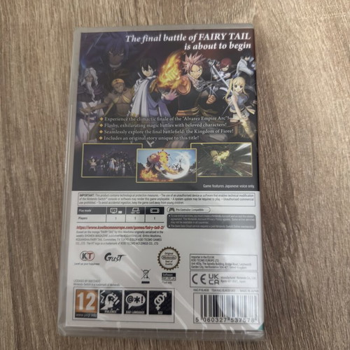 Fairy Tail 2 Nintendo Switch game, new, sealed