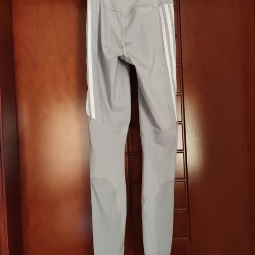 Adidas Aeroready 3-Stripes women's leggings grey size S like new