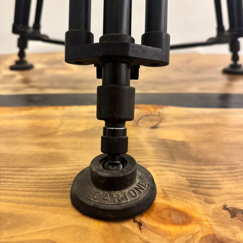 Cartoni Video Cine tripod used with Diat 5P metal head and case