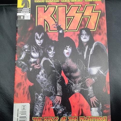 Kiss comic book set with used mousepad