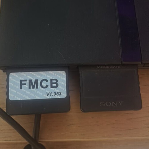 Sony Play Station 2 Slim console with 128GB stick and original controller