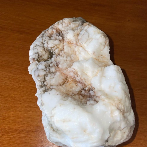 Large natural quartz piece new with crystal veins