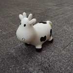 Inflatable cow toy