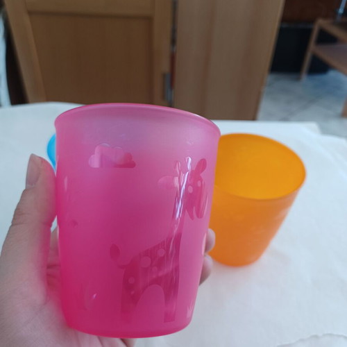 Nip children's cups set of 3 like new, BPA-free, Germany