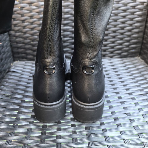 Coach Lisa over-the-knee boots, size 38, black