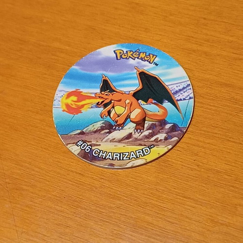 Pokemon Tazos League #06 Charizard rare, like new (2002)
