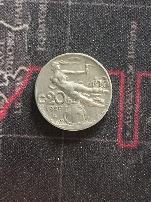 Italy 20 Centesimi 1920 coin like new