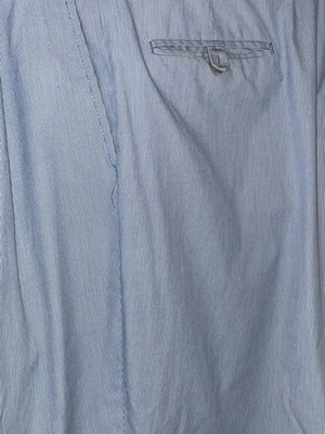 Men's pants new, summer, light blue with white stripe, size XXL