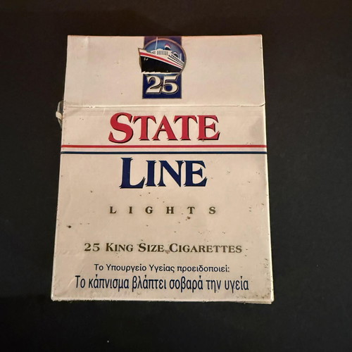 State Line Lights pack of 25 King Size cigarettes new, Gallaher