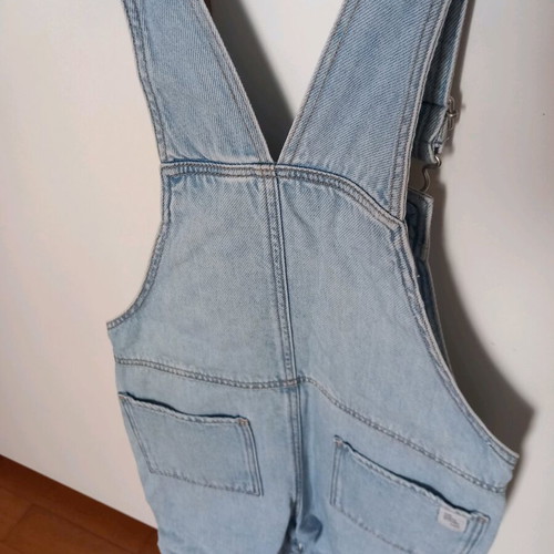 Zara denim salopette new for 5-6 years old girl, blue