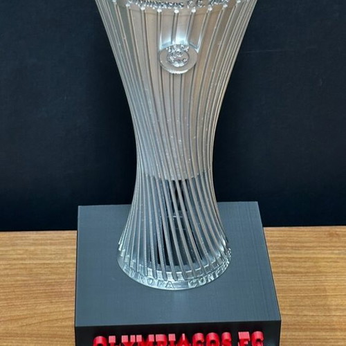 UEFA Conference League Olympiacos trophy with base new