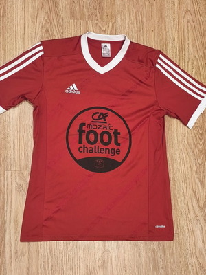 Adidas Red Soccer Jersey CA Mozaic Foot Challenge FFF #9 Size M used
