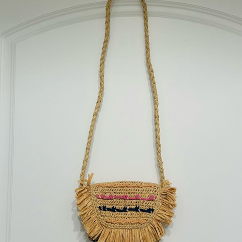 Straw bag new, beige