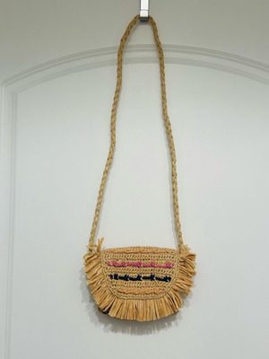 Straw bag new, beige