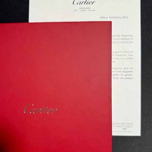 Cartier luxury edition for Tank watches like new